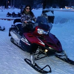 Killington Snowmobile Tours - Here I go