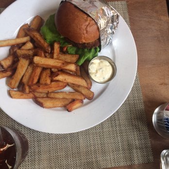 Caprice Cafe - Crab burger tasty ... fries were seasoned perfectly - New American Near Me - Redlands, California Caprice Cafe - Crab burger tasty ... fries were seasoned perfectly - New American Near Me - Redlands, California