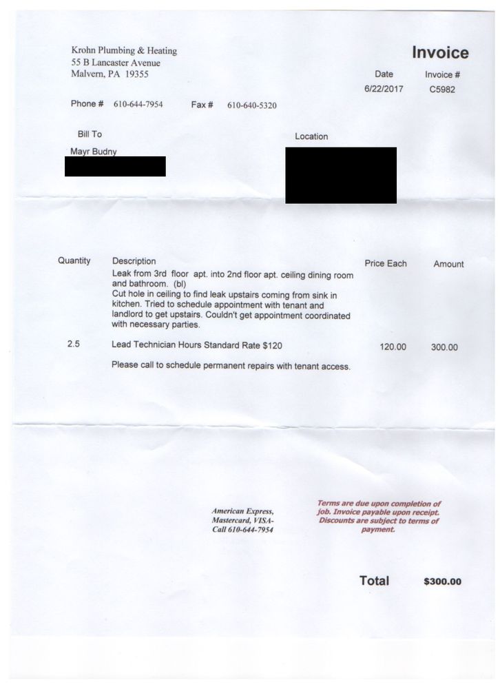 Slide of Krohn Plumbing and Heating