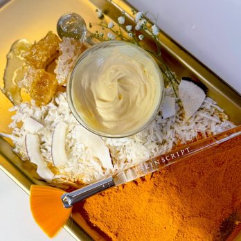 The Beautiful Ones Skin Spa - Coconut Restorative Mask with honey & turmeric - Waxing Near Me - Mansfield, Texas The Beautiful Ones Skin Spa - Coconut Restorative Mask with honey & turmeric - Waxing Near Me - Mansfield, Texas