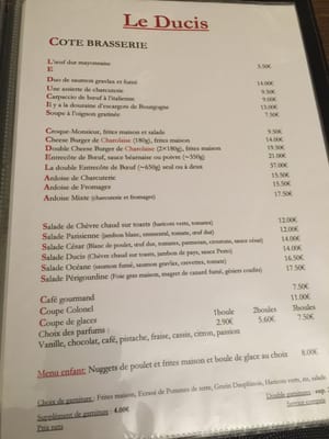 Menu photo 2 Le Ducis Versailles, 78 Menu photo 2 Le Ducis Versailles, 78