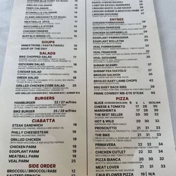 Giovanni's Bicycle Club - June 2025 Menu - Italian Near Me - Englewood Cliffs, New Jersey Giovanni's Bicycle Club - June 2025 Menu - Italian Near Me - Englewood Cliffs, New Jersey
