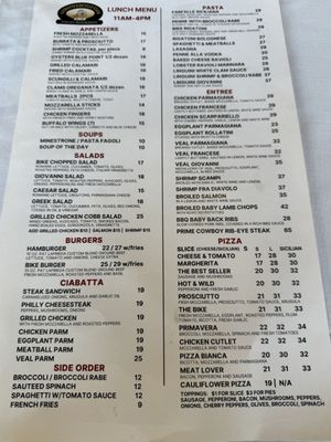 Menu photo 2 Giovanni's Bicycle Club Englewood Cliffs, NJ Menu photo 2 Giovanni's Bicycle Club Englewood Cliffs, NJ