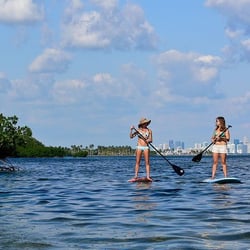 Adventure Sports Miami - Learning how to paddle board is easy and full body work out.