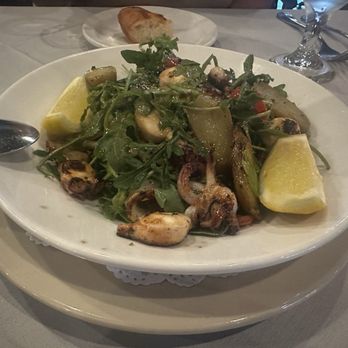 Rustico Restaurant - Grilled Octopus and Calamari Salad - Italian Near Me - Westlake Village, California Rustico Restaurant - Grilled Octopus and Calamari Salad - Italian Near Me - Westlake Village, California