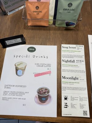 Menu photo 2 Olivia Coffee & Flower Oakland, CA Menu photo 2 Olivia Coffee & Flower Oakland, CA