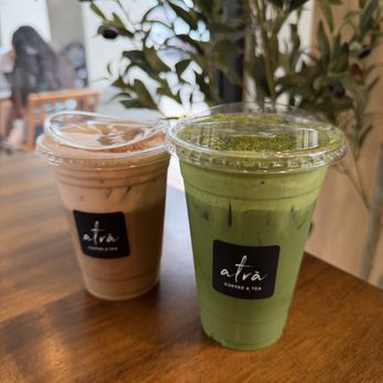 Atra Cafe - Double matcha and Pumpkin cream Viet coffee - Coffee & Tea Near Me - Fountain Valley, California