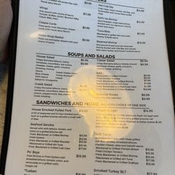 Surf's Up Restaurant - Menu