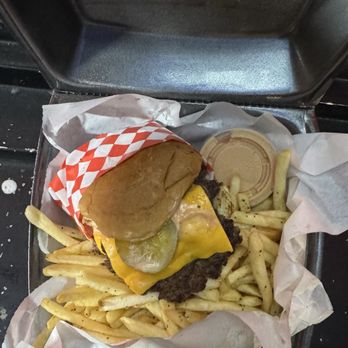 Dough Burger - Triple patty with regular fries - Burgers Near Me - San Jose, California Dough Burger - Triple patty with regular fries - Burgers Near Me - San Jose, California