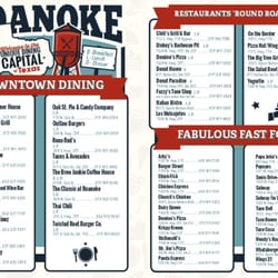 City of Roanoke - Roanoke dining guide. Find it at http://www.roanoketexas.com/116/Unique-Dining-Capital