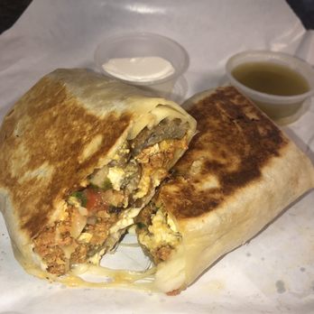 Oven-On Bakery - Breakfast burrito with chorizo - Bakeries Near Me - New London, Connecticut