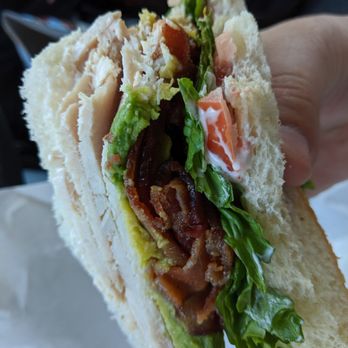 Roberts Market - Turkey club on sliced sourdough - delicious - Grocery Near Me - Portola Valley, California Roberts Market - Turkey club on sliced sourdough - delicious - Grocery Near Me - Portola Valley, California