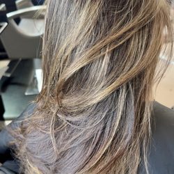 Scott Risk Hair - Refined dimensional brunette with seamless movement and a precision layered haircut designed to maintain softness, balance, and controlled