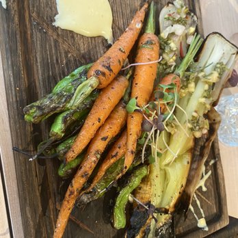 South And Central - Grilled vegetables, leeks, carrots and peppers with a lemon sauce - Latin American Near Me - Charlottesville, Virginia South And Central - Grilled vegetables, leeks, carrots and peppers with a lemon sauce - Latin American Near Me - Charlottesville, Virginia