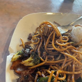 Mongolian Bbq - Old Broken chipped plates. - Mongolian Near Me - Medford, Oregon