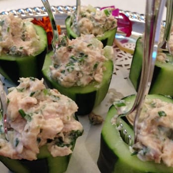 All About Catering - Cucumber stuffed with chicken salad - Caterers Near Me - Las Vegas, Nevada