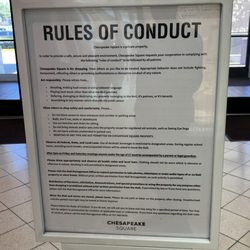 You must abide by the rules or you may risk being thrown out or worse!.