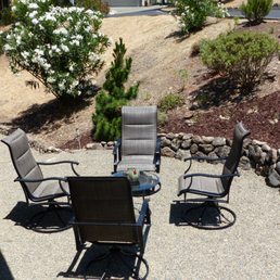 Our outdoor "living room."