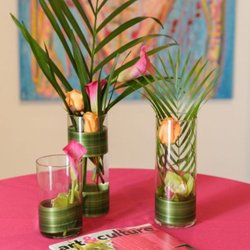 Awe Flowers & Potted Plant Shop - AWE style for art & culture cocktails event.