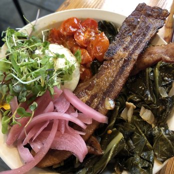 Cherry Coffee Roasters - New Orleans - Grits and Greens! So delicious - Breakfast & Brunch Near Me - New Orleans, Louisiana Cherry Coffee Roasters - New Orleans - Grits and Greens! So delicious - Breakfast & Brunch Near Me - New Orleans, Louisiana