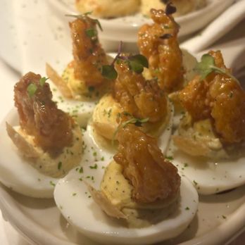 Steak 48 - Crispy Shrimp Deviled Eggs - Steakhouses Near Me - Beverly Hills, California Steak 48 - Crispy Shrimp Deviled Eggs - Steakhouses Near Me - Beverly Hills, California
