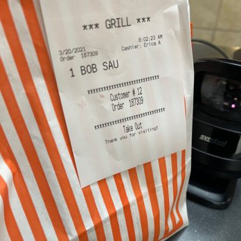 Whataburger - a receipt for a bbq grill - Burgers Near Me - Coppell, Texas