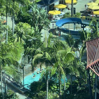 Disneyland Hotel - Pool view from the 11th floor - Hotels Near Me - Anaheim, California