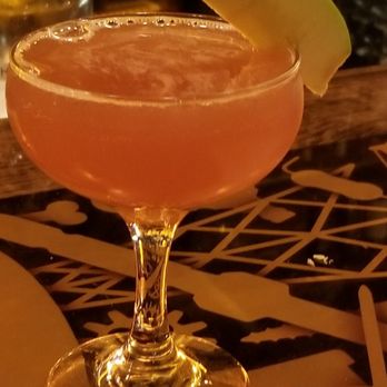The Hip-Stir - a cocktail in a coupe glass - Cocktail Bars Near Me - Marion, Iowa