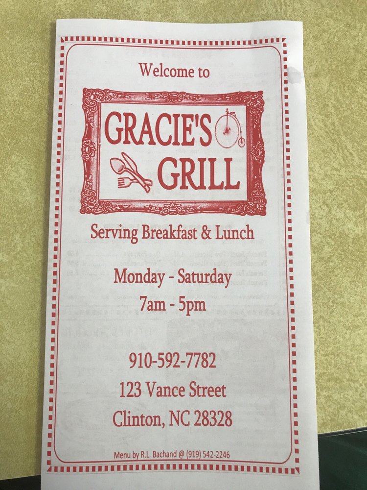 GRACIE’S GRILL 16 Photos Cafes 123 Vance St, Clinton, NC