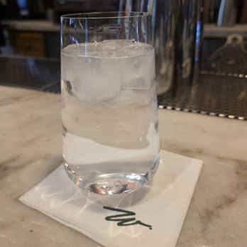 Wally's - Water because it was hot - New American Near Me - Beverly Hills, California