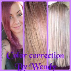 Be U Beauty By Wendy  - Color correction from Ion Sally Beauty brand back to silky platinum