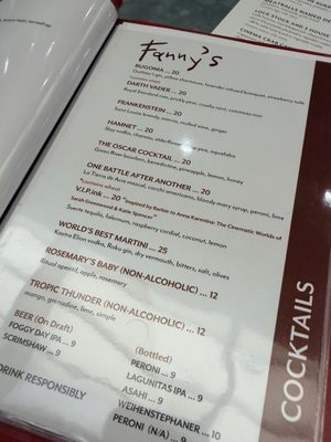Menu photo 1 Fanny's Los Angeles, CA