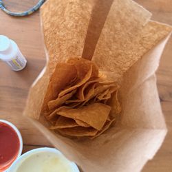 Los Amigos - Half filled bag of tortilla chips