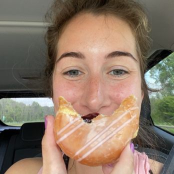 Dunkin' - Happy face with the glazed jelly donut - Coffee & Tea Near Me - Oswego, New York