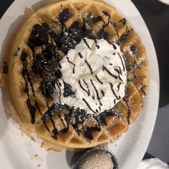 Kristof's Kafe - Cookies & Cream Waffle - American Near Me - Davie, Florida Kristof's Kafe - Cookies & Cream Waffle - American Near Me - Davie, Florida