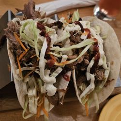 Base Camp - $21 Cider Braised Pulled Pork Taco. 6/10. Nothing special other than the tortilla, which was good. Definitely not worth $10.50 per taco.