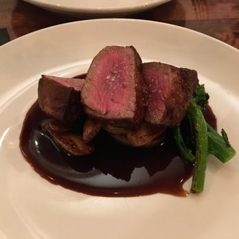 Field & Fire - tenderloin with delicious demiglaze and brocollini - New American Near Me - Greenville, Wisconsin Field & Fire - tenderloin with delicious demiglaze and brocollini - New American Near Me - Greenville, Wisconsin