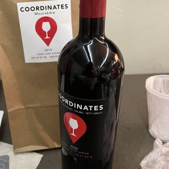 Coordinates Vineyards - brought home a wine! - Wine Tasting Room Near Me - Fredericksburg, Texas Coordinates Vineyards - brought home a wine! - Wine Tasting Room Near Me - Fredericksburg, Texas