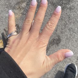 Pink and white ombré Pink and white ombré