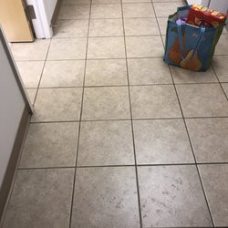 Dirty tile grout