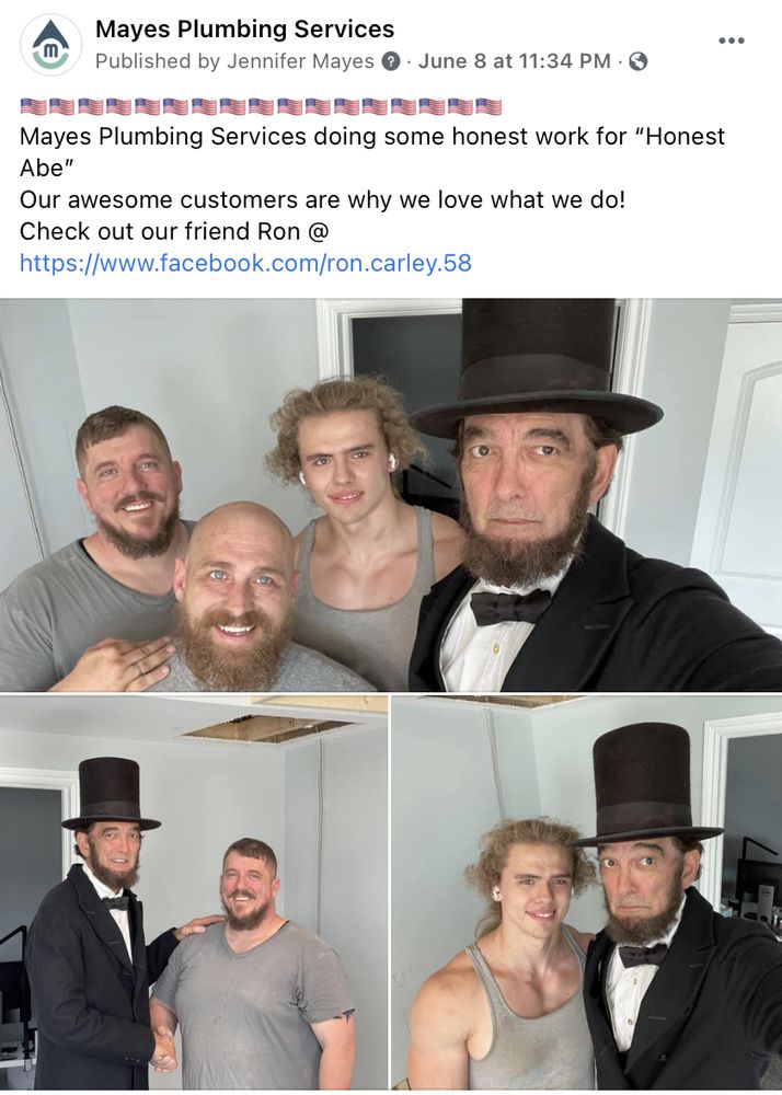 Slide of Mayes Plumbing Services