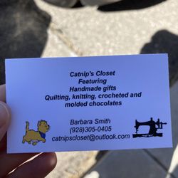 Catnips Closet - Business card