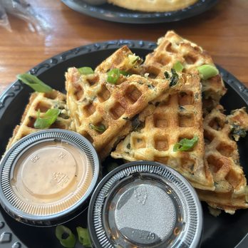 Cafe On Eighth - Fried chicken and collards waffle - Cafes Near Me - Augusta, Georgia Cafe On Eighth - Fried chicken and collards waffle - Cafes Near Me - Augusta, Georgia