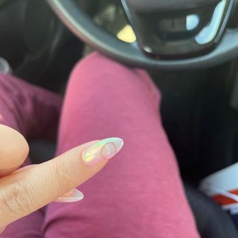 Aria Nail Lounge - Another photo of the speck (circled in red) - Nail Salons Near Me - Pasadena, California Aria Nail Lounge - Another photo of the speck (circled in red) - Nail Salons Near Me - Pasadena, California