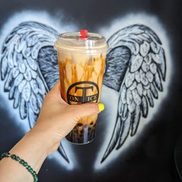 24oz. - Tiger Bomb - Brown Sugar Milk Tea with Boba
