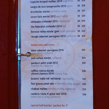 Himalayan Kitchen - Drink menu 3/3 - Indian Near Me - Honolulu, Hawaii