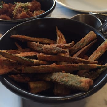 Dishoom - Okra, yummy but kinda salty for my liking - Indian Near Me - London, XGL