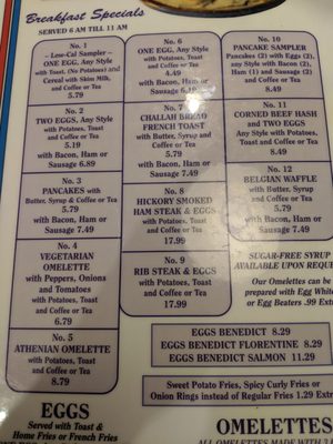 Menu photo 2 Athenian Diner Restaurant Middletown, CT Menu photo 2 Athenian Diner Restaurant Middletown, CT