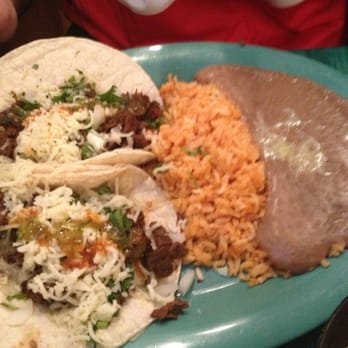 Flaco's Tacos - Flaco special: 2 steak tacos, beans&rice $6.95 - Mexican Near Me - Chicago, Illinois