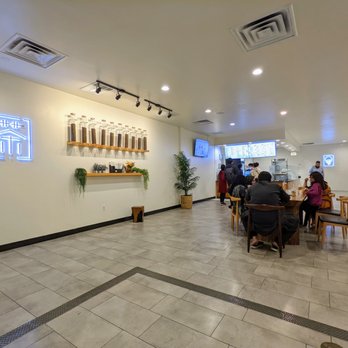 Tea Leaf & Creamery - Inside. View from just inside the front door, facing left about 45 degrees. - Bubble Tea Near Me - Doraville, Georgia Tea Leaf & Creamery - Inside. View from just inside the front door, facing left about 45 degrees. - Bubble Tea Near Me - Doraville, Georgia